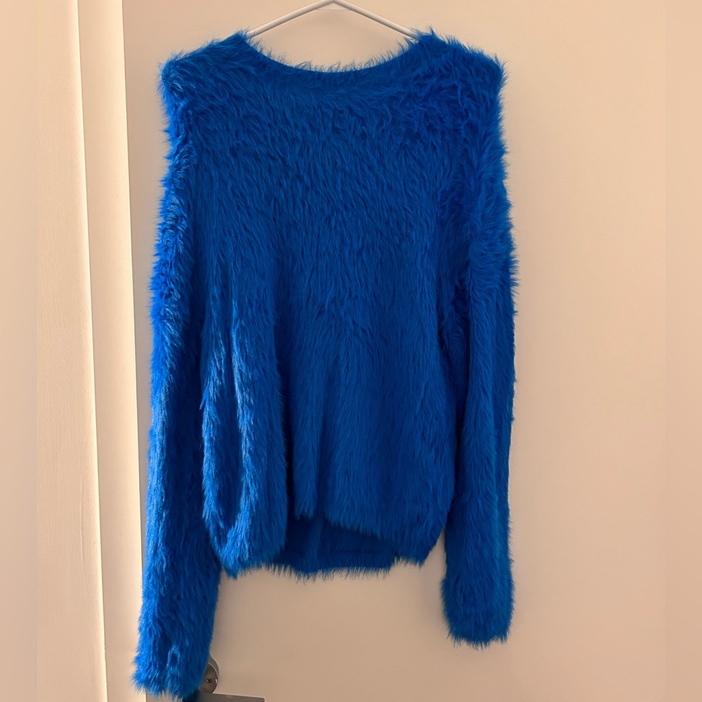 2 for $20 Light blue fur sweater